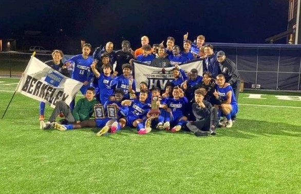 Berkeley College New Jersey Men's Soccer team captures 2022 HVIAC title